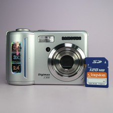 Samsung Digimax S500 5.1MP Compact Digital Camera Silver Tested