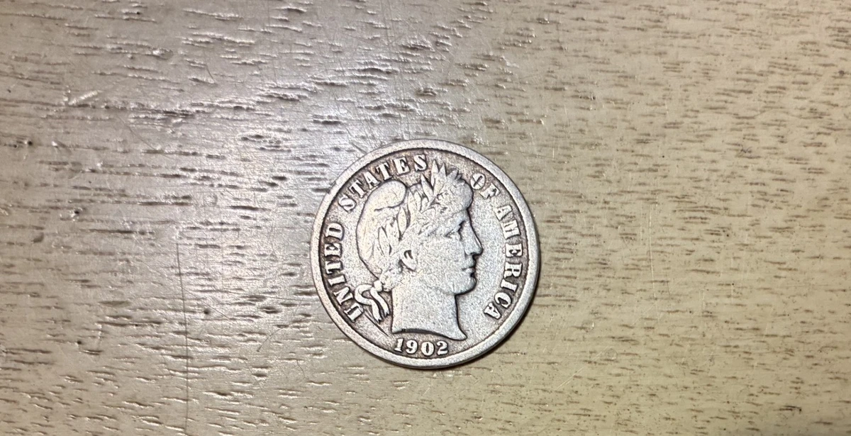 1902 Year Silver Barber Dimes (1892-1916) for sale | eBay