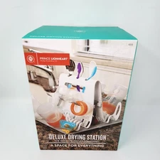 Prince Lionheart Baby Bottle Drying Rack, Deluxe Drying Station Plastic White