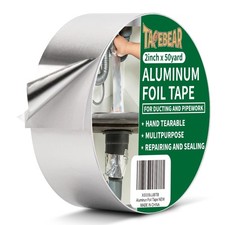 Aluminum Foil Tape, Aluminum Air Duct Tape, Withstand 80 C to 100 C, Heat Res...