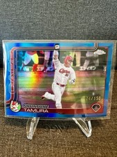 💎⚾ 2024 Topps Chrome NPB Shunsuke Tamura #137 Blue Refractor /150 – Rookie! ⚾💎