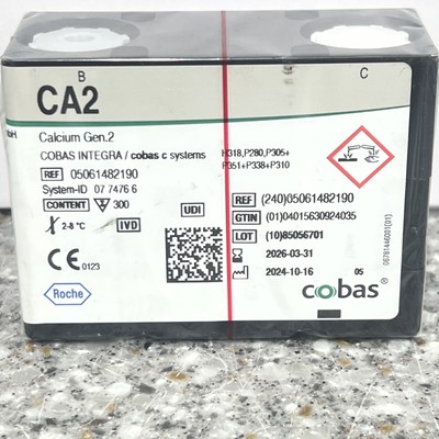Roche Diagnostics Cobas CA2 Calcium Gen 2 Expires 3/26