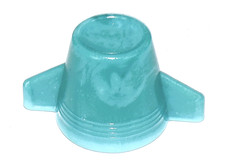 J. Pressman Turquoise Blue Sugar - Rare Color - Akro Agate Tea Set