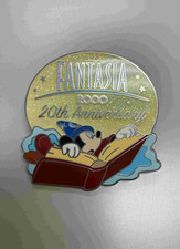 Rare Pin's Japan Fantasia 2000 20ème anniversaire Sorcerer mickey disney LR...