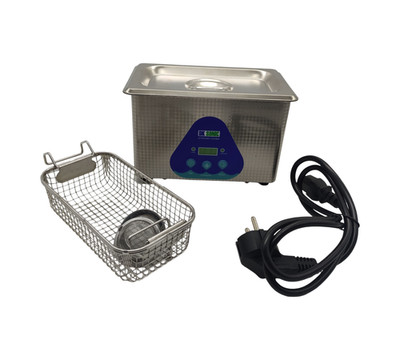 DK SONIC Ultraschallreiniger mit Timer und Korb für Brillen Schmuck