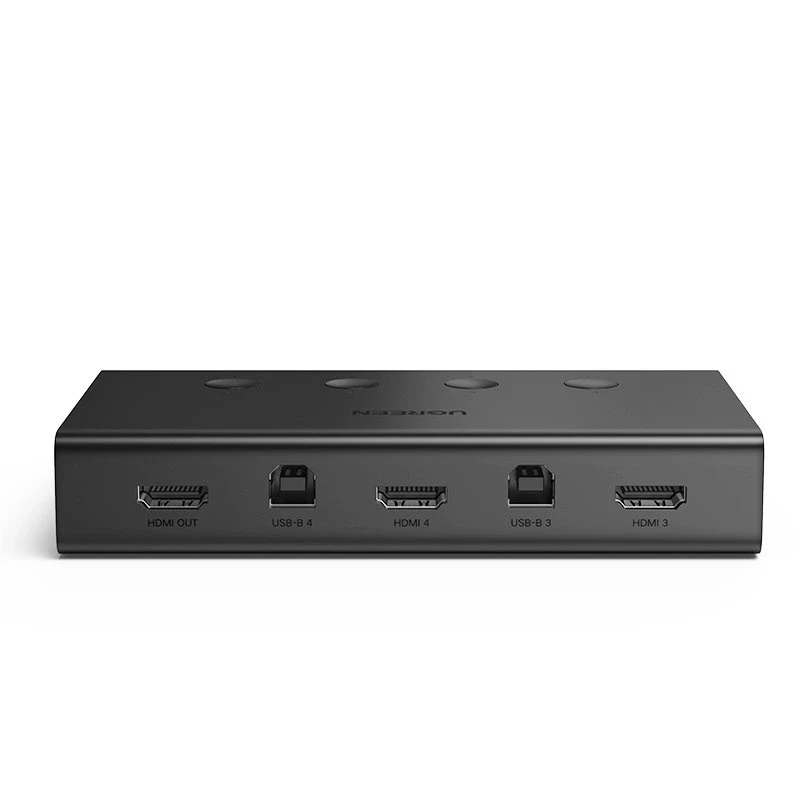 Ugreen KVM Switch 4x1 HDMI 4x USB Typ B schwarz, Keyboard Function - Bild 3 von 4