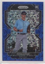 2022 Panini Prizm Tier II Blue Donut Circle Prizm /199 Josh Lowe #215 0c3e