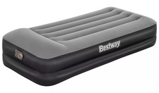 Bestway Single Raised Air Bed Premium PVC Built-In Electric Pump