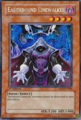 Yugioh! HP Earthbound Linewalker - ABPF-EN088 - Secret Rare - 1st Edition Heavil