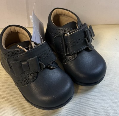 Chicco Baby Schuhe Dunkelblau Mädchen Schuhe Leder  Blau Gr.18 Neu