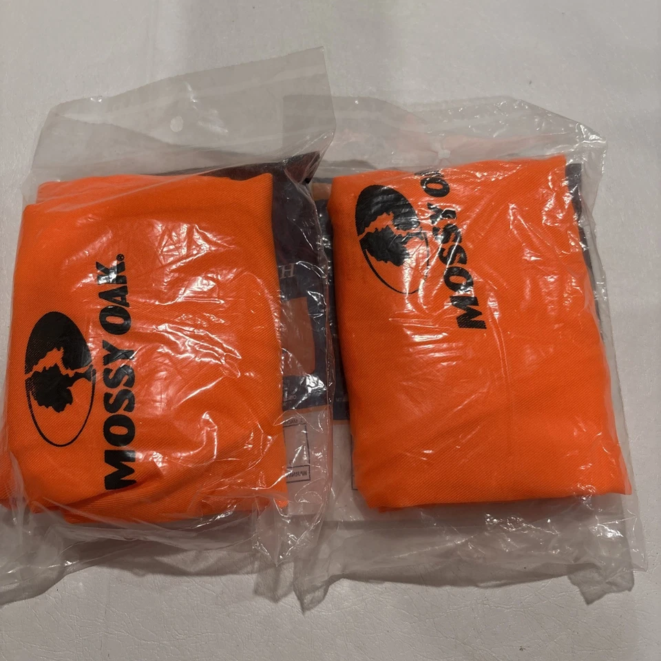 Mossy Oak Blaze Orange Hunters Vest Deer Hunting Size large New - Image 2 of 3