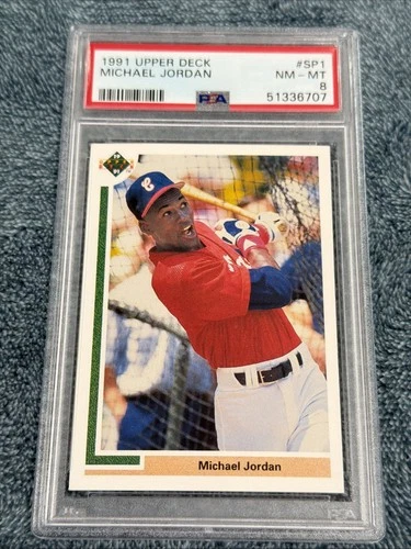 1991 Upper Deck - Michael Jordan #SP1 Baseball PSA 8