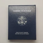 2001-W Proof $1 American Silver Eagle Box w/ COA