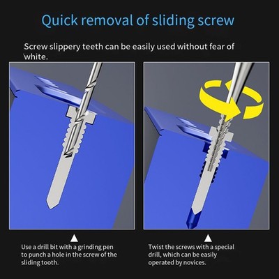 U8 Sliding Thread Screw Extraction Drill Bit for Professional Repair Use