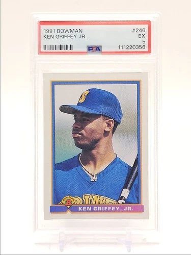KEN GRIFFEY JR. 1991 BOWMAN BASEBALL MARINERS PSA 5 Q5775