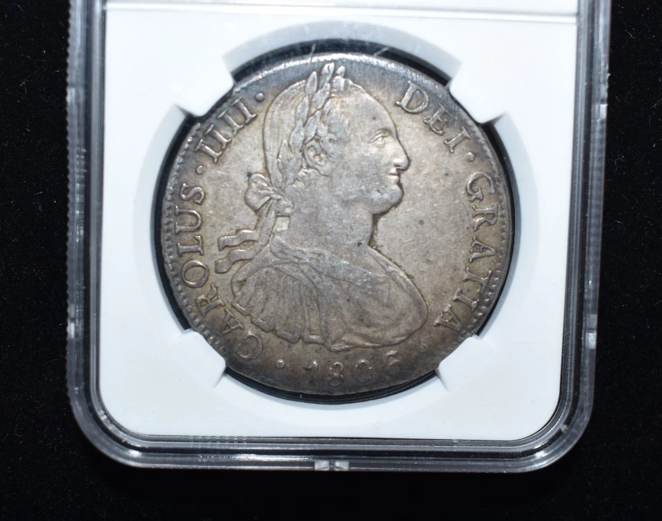 1806 Mexico 8 Reales Silver Coin - NGC XF 45 - Image 3 of 4
