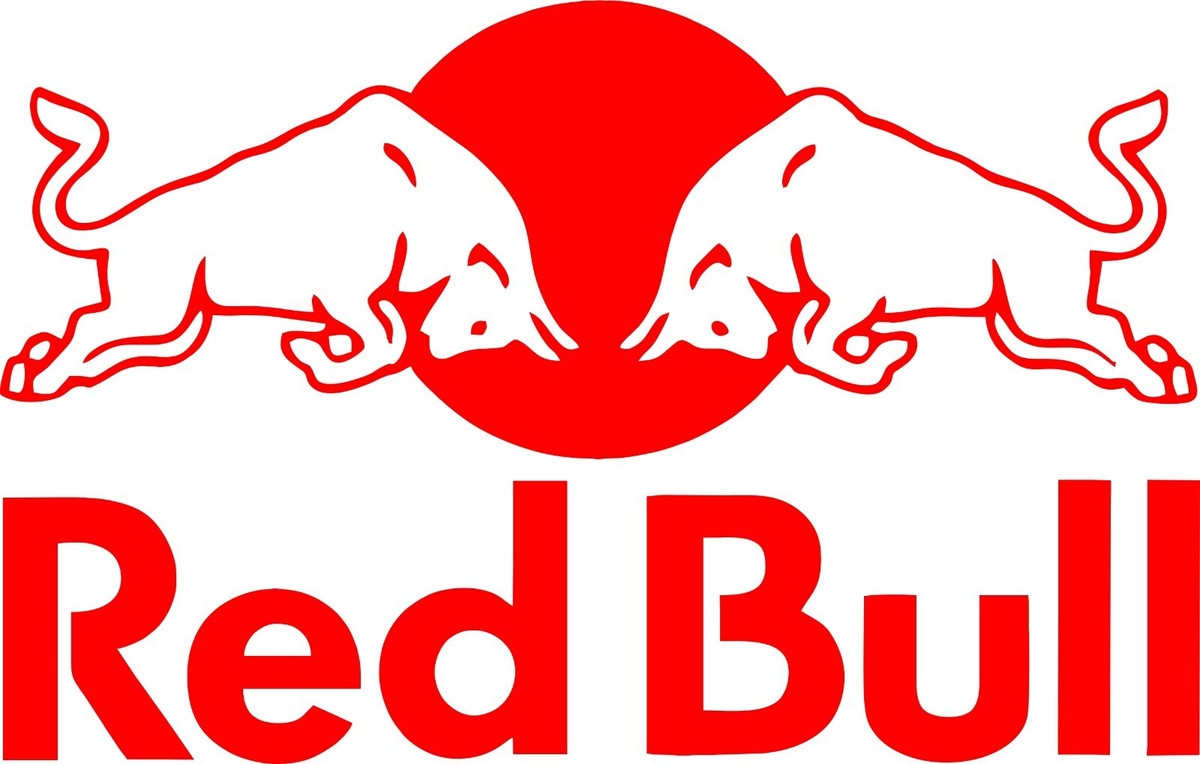 Red Bull ロゴ看板 Redbull Logo Vinyl Decal 6x9in--By Pristine Signs & Graphics, LLC