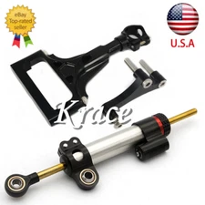 For Kawasaki Z1000 2003-2009 Z750 2003-2013 Steering Damper Bracket Mount Kit