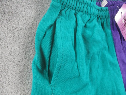 Vintage 80s Champion Green Sweat Shorts Youth SMALL Made in USA NWT - Picture 8 of 13