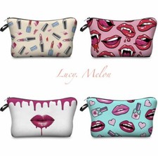 Makeup Bag Travel Cosmetic bag pouch wallet clutch toiletry pencil case