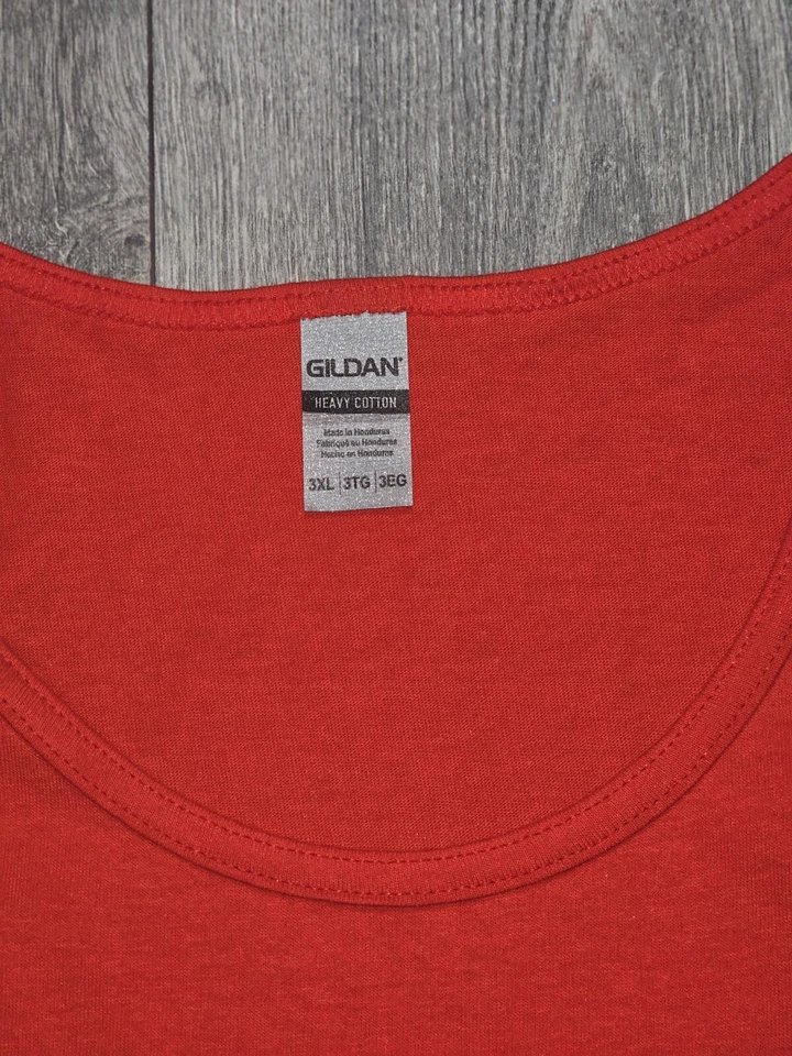 Camiseta sin mangas San Francisco 49ers Prospecter con estampado gráfico roja para hombre talla 3XL Gildan Foto 4 de 4