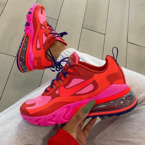 Nike Air Max 270 reagieren Größe UK 9.5 EUR 44.5 (at6174 600) Mystic  rot/hell CRIMSO | eBay