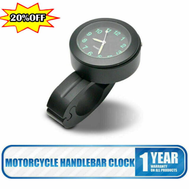 7/8'' Motorcycle Clock Watches Clock for Motorcycle Bicycle Handlebar Watch NEW-