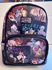 Disney Villains mini backpack BN w/ tags Storybook PALM exclusive
