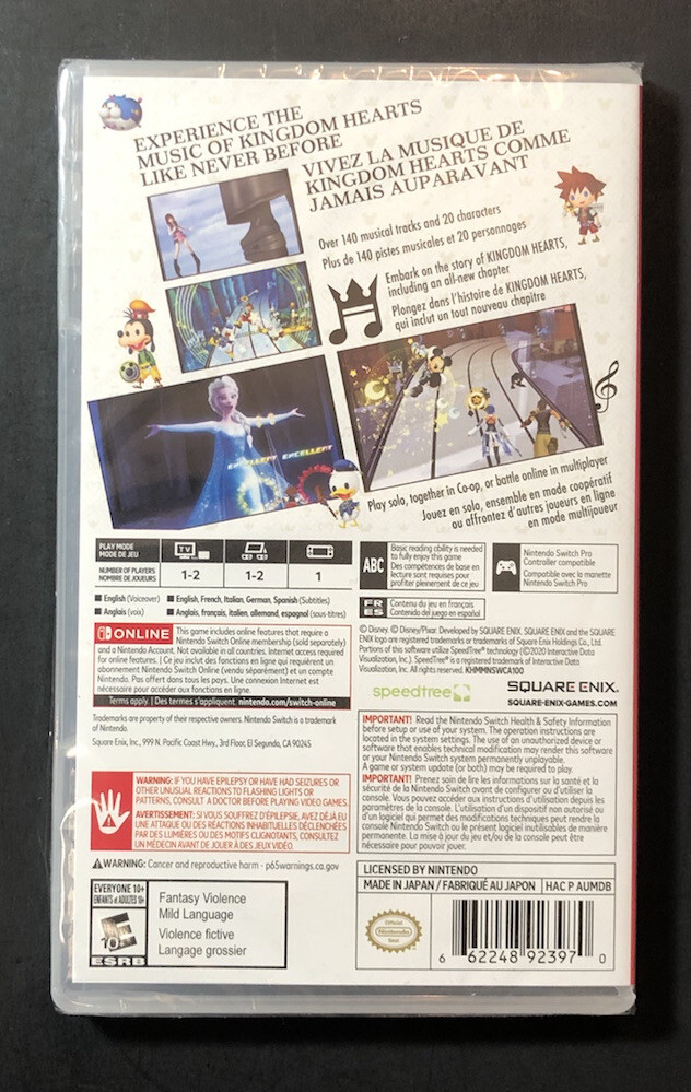 Kingdom Hearts [ Melody of Memory ] (Nintendo Switch) NEW