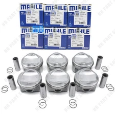 6x Pistons & Rings Set MAHLE OE Φ84.51mm For AUDI S4 S5 A6 A7 A8 Q5 Q7 3.0 TFSI