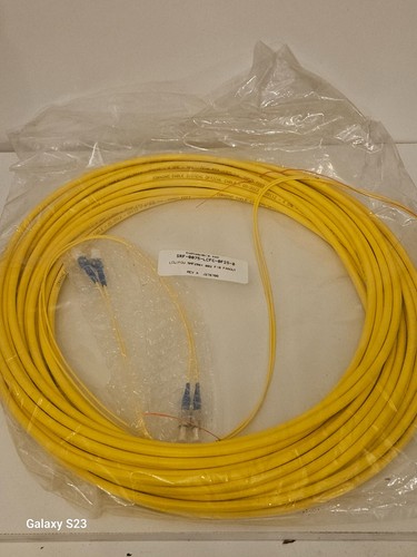 CORNING 75FT SINGLE MODE LC-FC FIBER OPTIC RISER CABLE - Picture 5 of 7