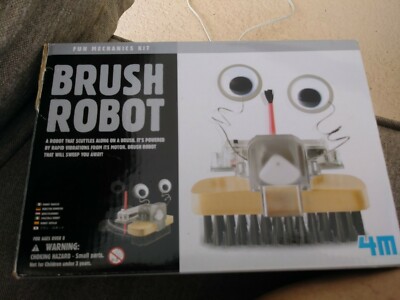 Fun Mechanics Kit Brush Robot 4M Fun For Kids And Adults New Sealed in Box