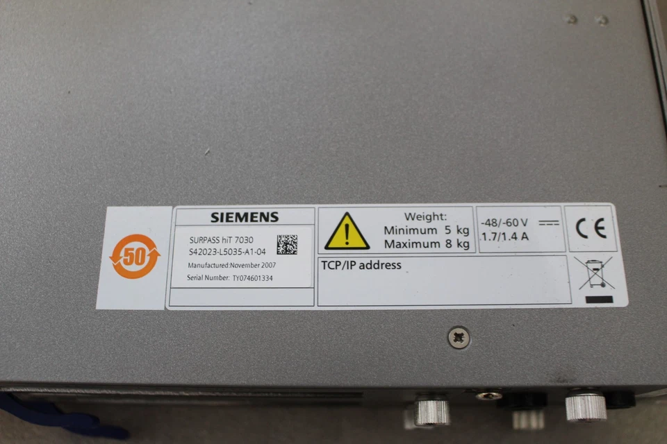 Nokia Siemens Networks Surpass Hit 7030 mit  3x 21x E1/T1 & 600-01-42036 Modulen - Bild 4 von 4