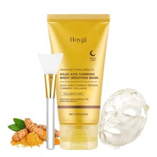 Kojic Acid Turmeric Collagen Peel-Off Mask - Night Wrapping Mask Fade Wrinkles