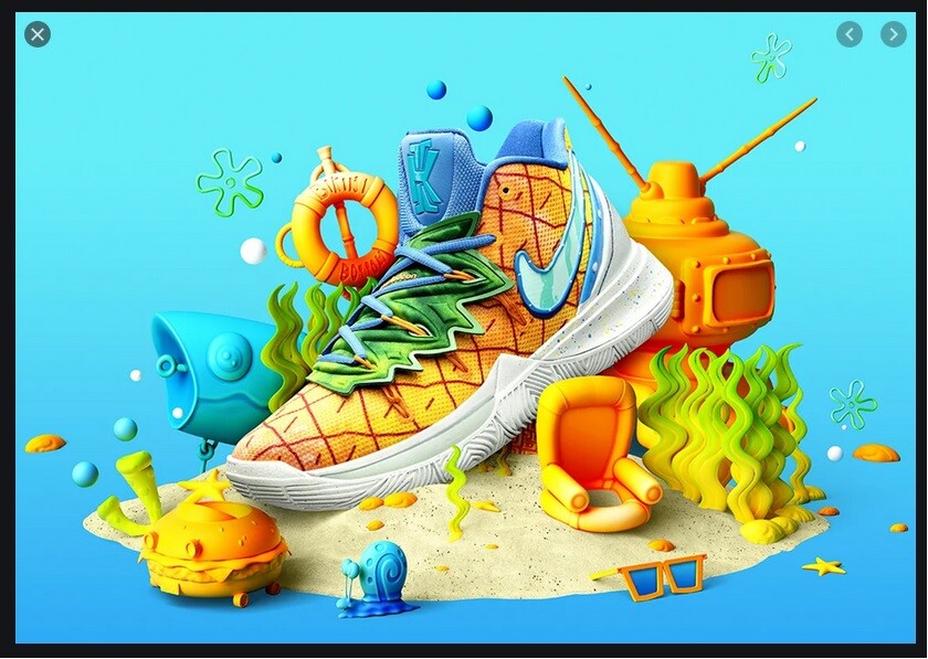 pineapple shoes kyrie