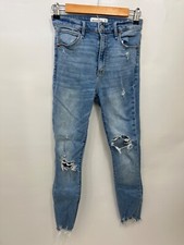 Abercrombie  Fitch High Rise Super Skinny Ankle Womens Size 25/0
