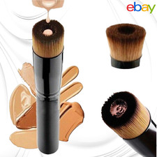 Flat Top Kabuki Foundation Brush Liquid Powder Blusher Buffing Make Up Brush UK