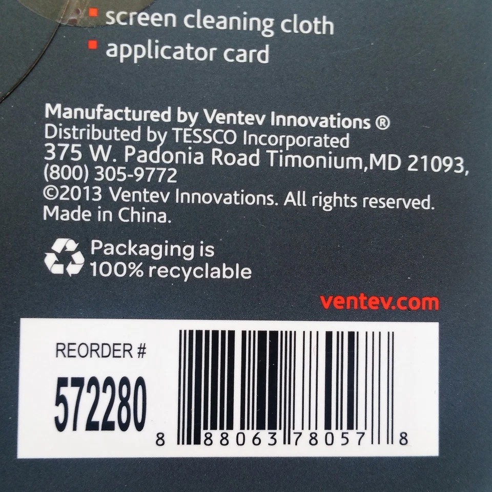 HTC One M7 Anti-Glare Anti-Fingerprint Ventev Screen Protector Pack of 2 - New - Image 4 of 4