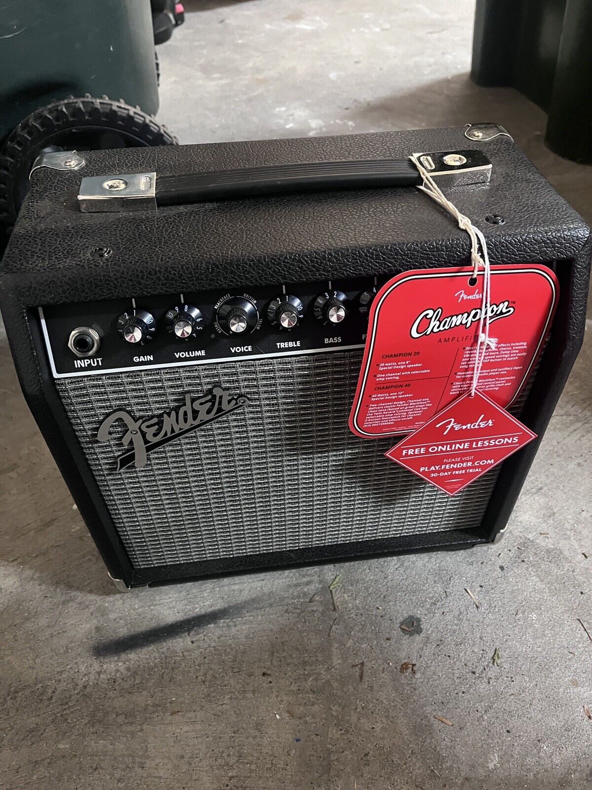 Fender Champion 20 20-Watt Electric Guitar Amplifier - Black sale | eBay