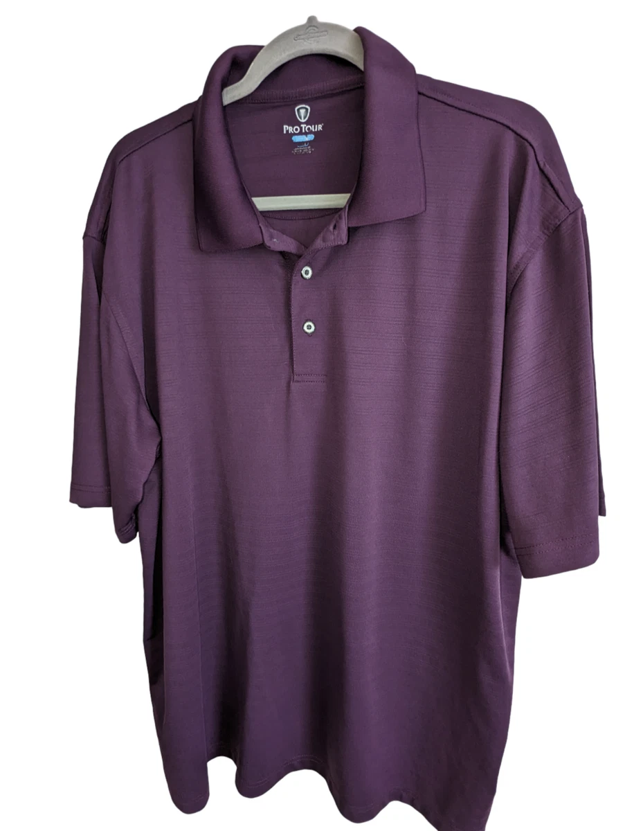 Mens purple 2025 golf shirt
