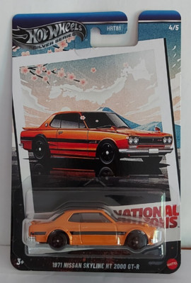 HOT WHEELS 1971 NISSAN SKYLINE HT 2000 GT-R NATIONAL ICONS 4/5 JBY89