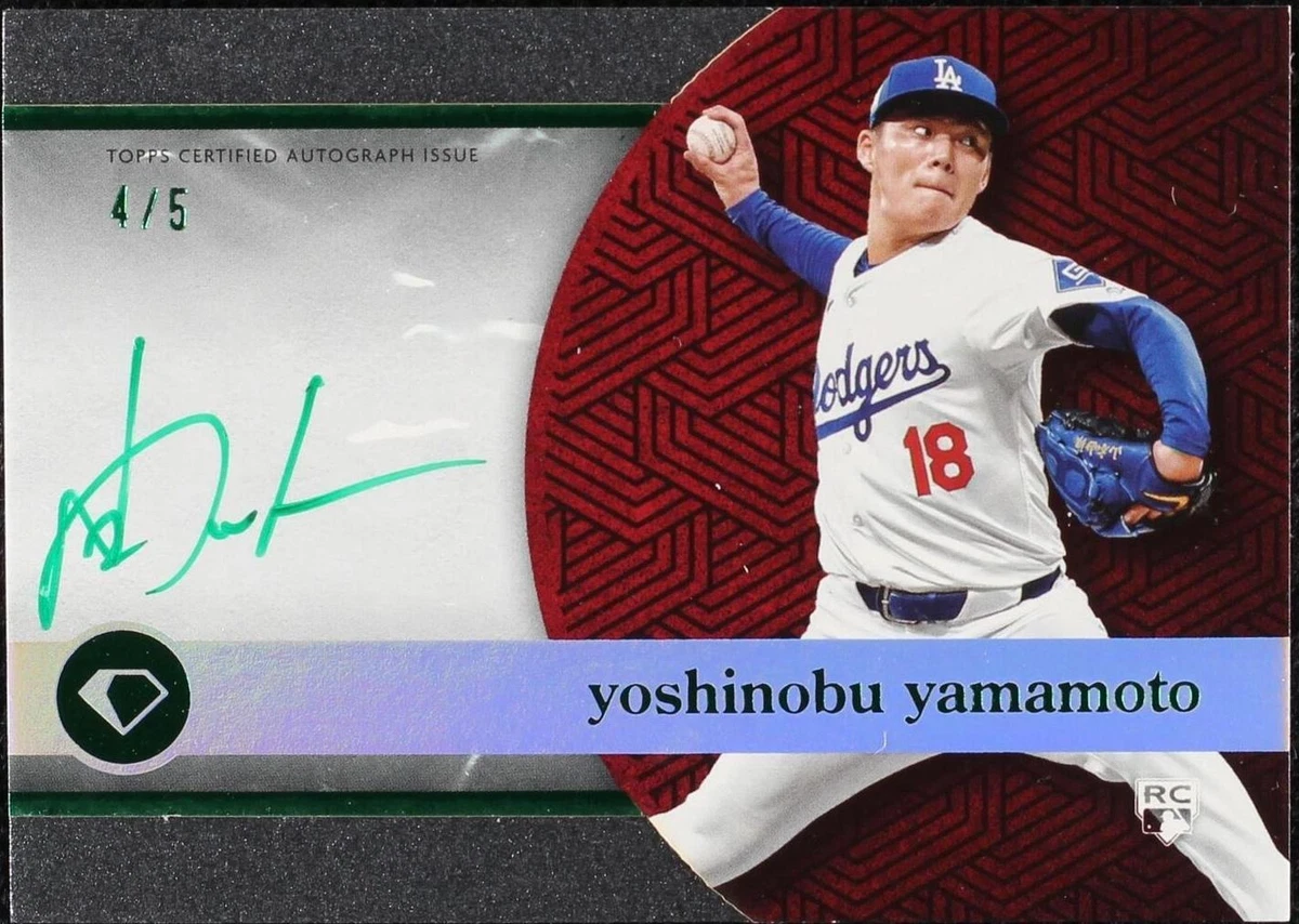 2024 Topps Diamond Icons - Yoshinobu Yamamoto #WPA-YY for sale | eBay