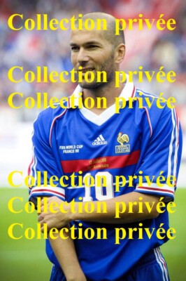 PHOTO FOOT ZIDANE Juventus Real Madrid Equipe France PSG Barca Om City Neymar EUR 4,98 - FR