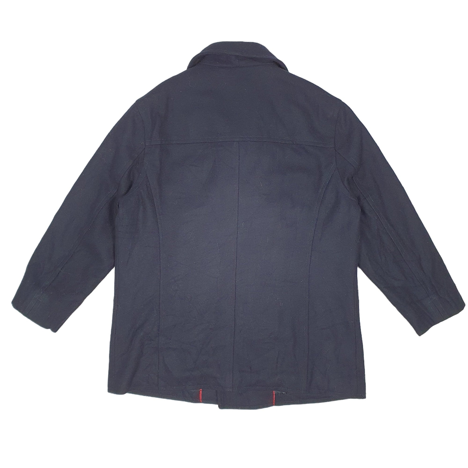 RALPH LAUREN CHAPS Wool Jacket Coat  Pea Coat Navy Style Mens L image 3