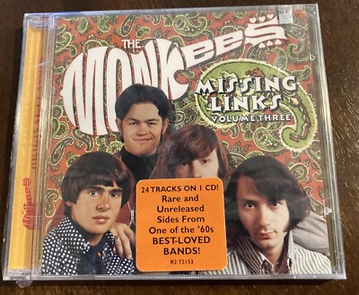 The Monkees Missing Links Volume 3 1996 Sealed CD Rhino