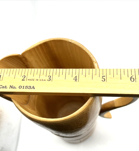 VTG 1980s Bamboo Tiki Style Pitcher 2 Cups/Tumblers Set Engraved Signed Jamaica - Picture 18 of 18