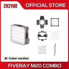 Zhiyun FIVERAY M20 20W Combo, mini Led Pocket Video Light Bi-Color 2500K-6500K