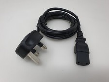 For Tannoy TS8 Subwoofer Mains Power Cable AC Power Lead Cord UK Wall plug 2m