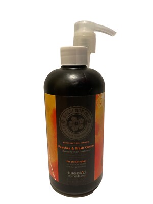 Tweak d by Nature Peaches Fresh Cream Cleansing Hair Treatment 16 oz Sealed