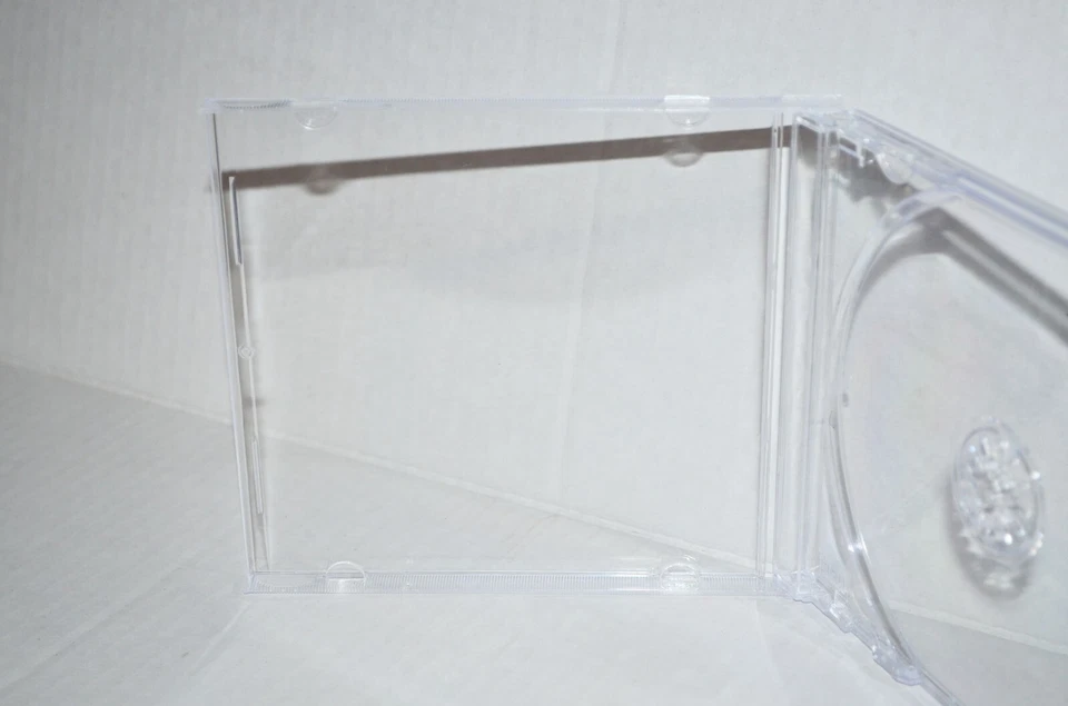 Sony PlayStation 1 PS1 PSOne Dreamcast Replacement Clear CD Disc Jewel Cases 100 - Image 3 of 4